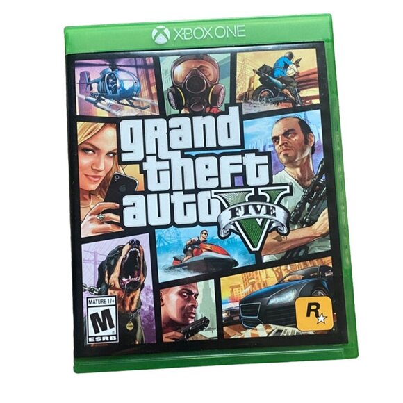 XBox One Grand Theft Auto V(Five) Video Game-Rated M-GUC - Picture 1 of 4